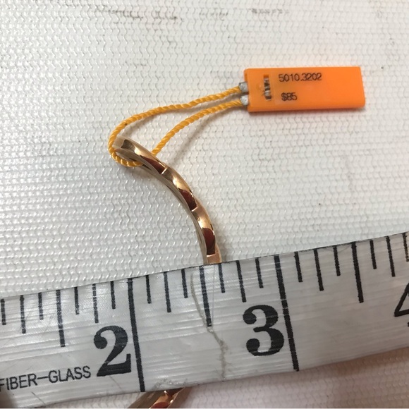 Folli Follie Women’s Cuff Bracelet Bangle Rose Plating Gold Apeiron Twisted - Picture 4 of 6